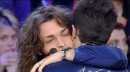 un abbraccio tra Adriano Bettinelli e Valerio Scanu