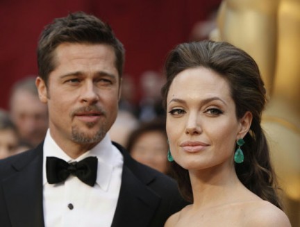 Angelina Jolie e Brad Pitt alla notte degli Oscar