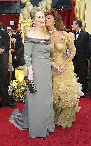 Meryl Streep e Sofia Loren