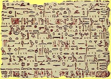 scrittura egiziana
