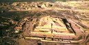 Foto aerea di una Ziggurat