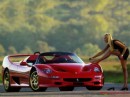 Ferrari e splendide ragazze