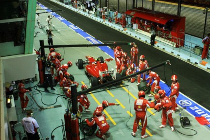 Trionfo Ferrari a Singapore