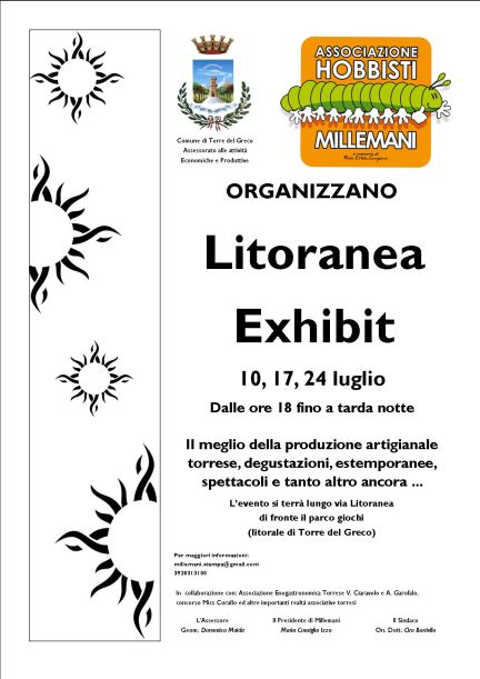 Locandina litoranea exhibit
