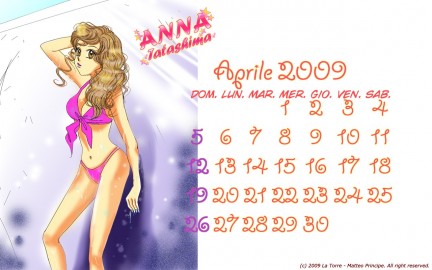 Calendario manga  Sexy aprile