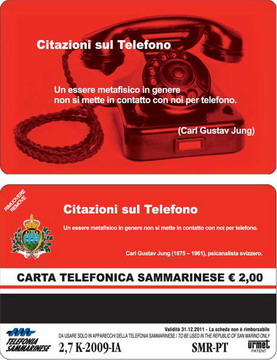Schede telefoniche Repubblica di San Marino 2009