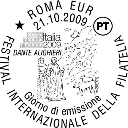 Il foglietto dell'emissione congiunta Italia San Marino Vaticano 2009