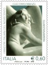 Il francobollo di un grande scultore del '900, Giacomo Manzù