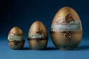 Lo splendore dei decori delle più raffinate uova di porcellana