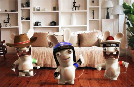 rayman raving rabbids tv party open book