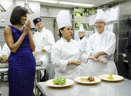 Michelle Obama, salute, benessere, cucina