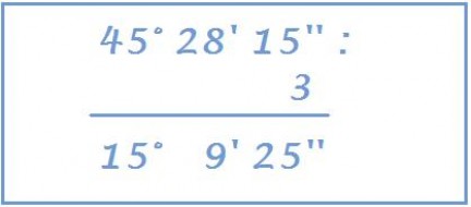 divisione di un numero complesso per un numero intero