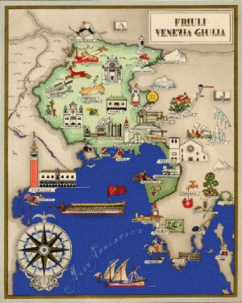 Mappe del Friuli Venezia Giulia