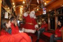 i tram di Natale in giro per le vie di Roma