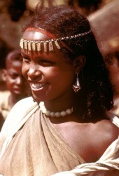 ritratto di ragazza Oromo o Galla