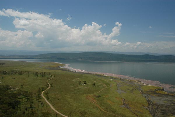 vista di Nakuru lake