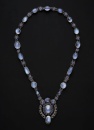 Louis Comfort Tiffany - Collana in platino e zaffiri del Montana con pendente - 1910 ca