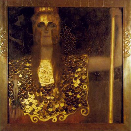 G_Klimt - Pallade Athena (1898)