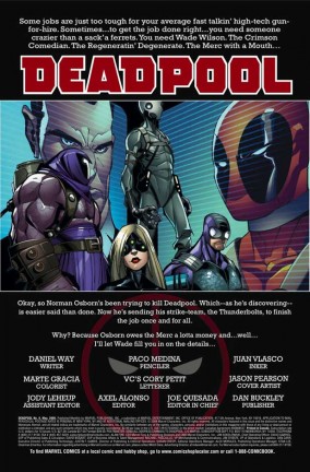 Ecco l'anteprima da Deadpool #8! Attenzione spoiler sul Dark Reign!