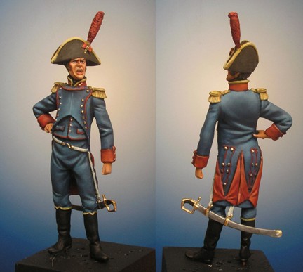 Ufficiale di artiglieria spagnolo, 1809