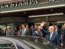 Napolitano in visita al quotidiano La Stampa