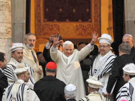 Visita Benedetto XVI alla Sinagoga di Roma