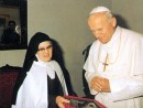 Un incontro di Giovanni Paolo II con suor Lucia
