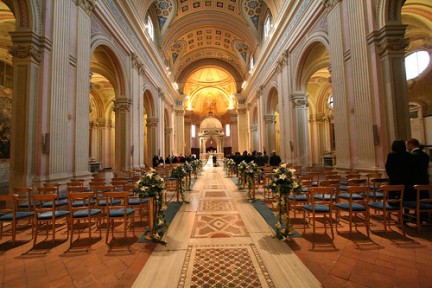 Matrimonio nella chiesa di Santa Sabina