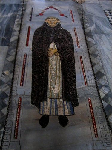 Mosaico tomba fra' Munio da Zamora