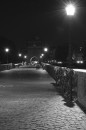 Ponte Milvio - Lucchetti nel buio della notte