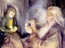 Biblbo e Gandalf