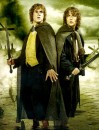 le immagini dei due hobbit e degli attori che gli interpretano