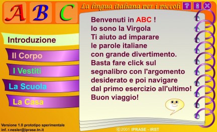 ABC giochi di lingua italiana
