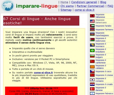 Corsi di lingue online
