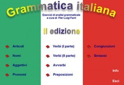Grammatica italiana esercizi interattivi