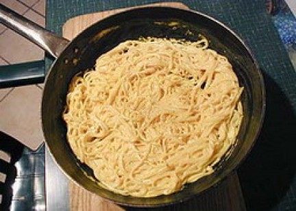 spaghetti mimosa
