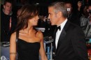 Elisabetta Canalis e George Clooney a Londra