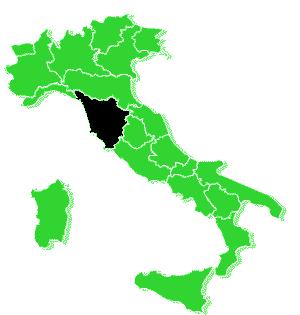 Mappa e Cartina della Regione Toscana