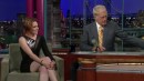 Kristen Stewart: David Letterman (screencaps)