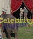Robert Pattinson sul set di Water for elephants