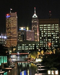 "Indianapolis di notte"