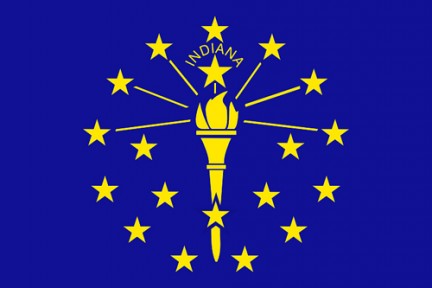 Bandiera stato Indiana