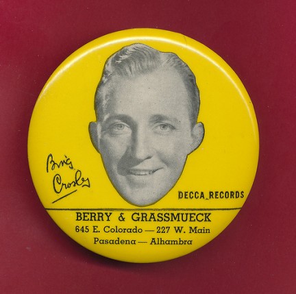 Ritratto di Crosby su un disco