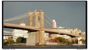 Brooklyn bridge sotto gli ultimi raggi di sole