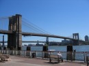 Brooklyn bridge visto da Manhattan