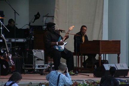 Musicisti in scena al Chicago Blues Festival