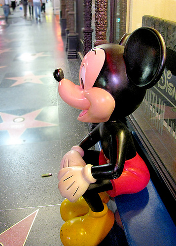 Mickey Mouse ad Hollywood