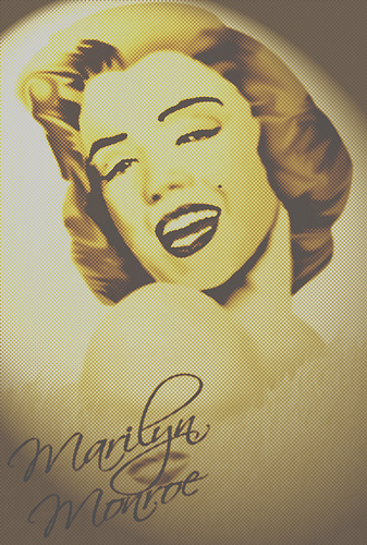 Ritratto Marilyn Monroe 