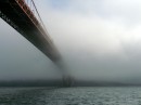 Nebbia sul Golden Gate Bridge