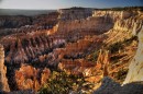 Panorama alle luci del tramonto del Bryce Canyon